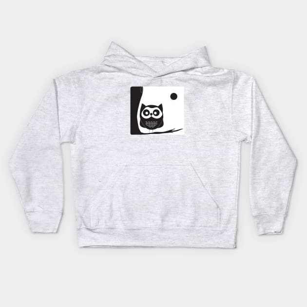 Owl Kids Hoodie by dddesign